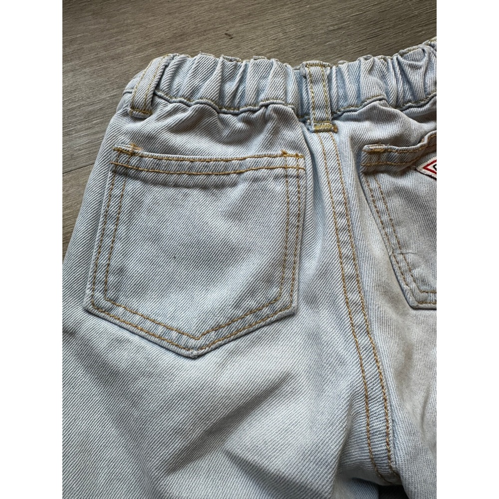 Vintage Baby Guess Light Wash Denim Shorts Size 4Y Button Fly - Picture 8 of 14